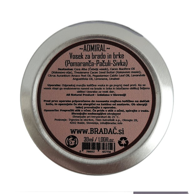 Bradač Admiral Beard wax 