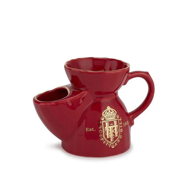 Truefitt & Hill Red Ceramic Shaving Mug 