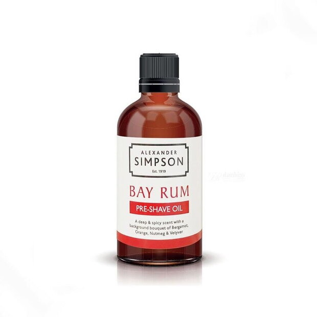 Simpson Pre shave Oil 50ml Bay Rum