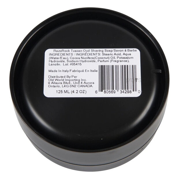Razorock Tuscan Oud Shaving Soap 150Ml 